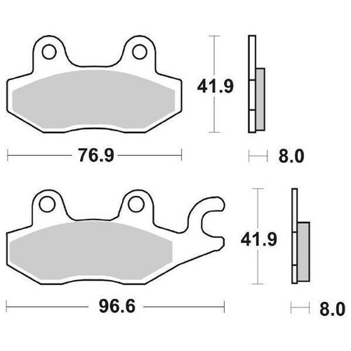 Cd1444db2a pastiglia freno - ms-cd1444db2a,